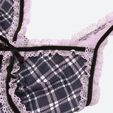 Litlookz Studio Y2K Plaid Cami Top, view 5