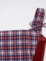 Litlookz Studio Y2K Plaid Crop Top, view 3