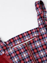 Litlookz Studio Y2K Plaid Crop Top, view 4