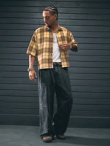Litlookz Studio Y2K Plaid Cropped Shirt, view 3