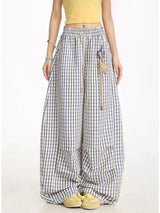 Litlookz Studio Y2K Plaid Drawstring Pants, view 3