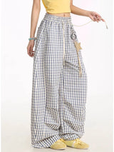 Litlookz Studio Y2K Plaid Drawstring Pants, view 4