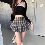 Litlookz Studio Y2K Plaid Mini Skort, view 6