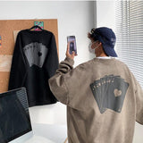 Litlookz Studio Y2K Playing Cards Sweatshirt, view 2