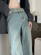 Litlookz Studio Y2K Pleated Belted Pants, view 3