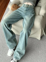 Litlookz Studio Y2K Pleated Belted Pants, view 5