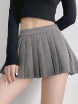 Litlookz Studio Y2K Pleated Mini School Skort, view 2