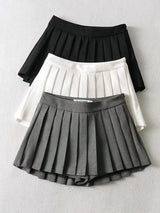 Litlookz Studio Y2K Pleated Mini School Skort, view 3