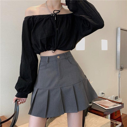 Litlookz Studio Y2K Pleated Mini Skirt