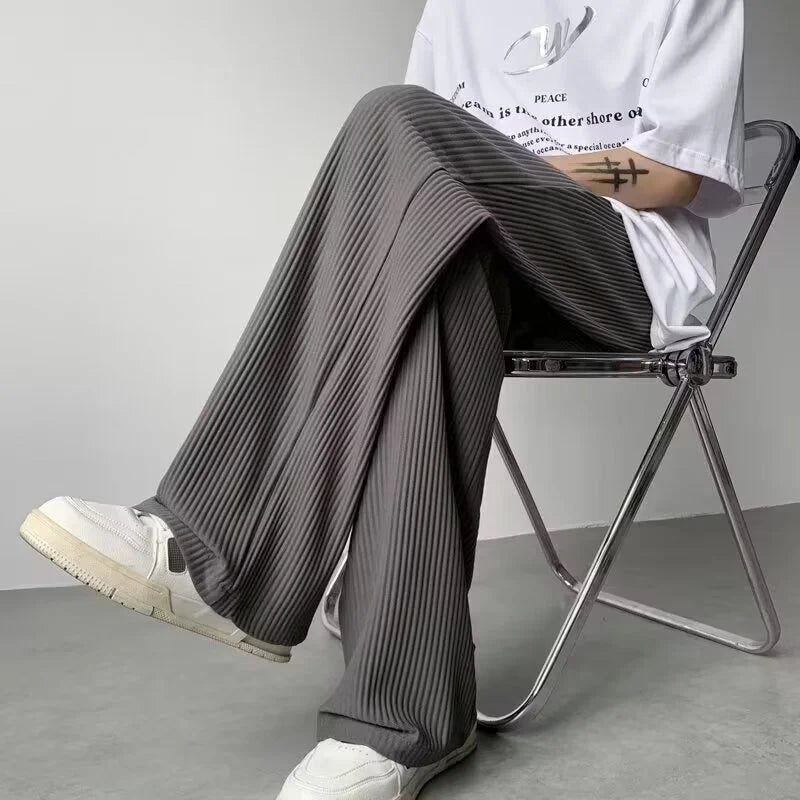 Litlookz Studio Y2K Pleated Straight Leg Pants