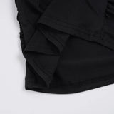 Litlookz Studio Y2K Plunge Halter Top, view 6
