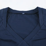Litlookz Studio Y2K Plunge Tie Back Top, view 5