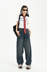 Litlookz Studio Y2K Pockets Wide Leg Baggy Jeans, view 2