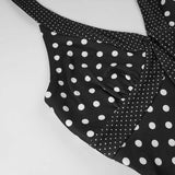 Litlookz Studio Y2K Polka Dot Halter Top, view 4