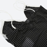 Litlookz Studio Y2K Polka Dot Mesh Top, view 5