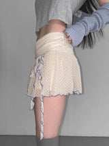 Litlookz Studio Y2K Polka Dot Mini Skirt, view 3