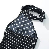 Litlookz Studio Y2K Polka Dot Scarf Halter Top, view 4