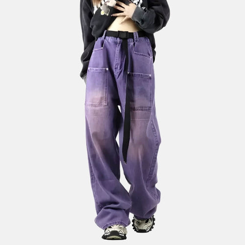 Litlookz Studio Y2K Purple Cargo Pants