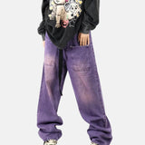 Litlookz Studio Y2K Purple Cargo Pants, view 3
