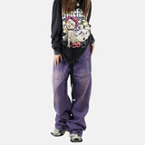 Litlookz Studio Y2K Purple Cargo Pants, view 4