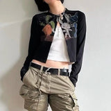 Litlookz Studio Y2K Rabbit Cropped Cardigan, view 6
