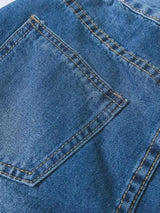 Litlookz Studio Y2K Rabbit Denim Mini Skirt, view 4