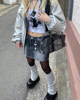 Litlookz Studio Y2K Rabbit Tube Top, view 4
