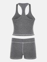 Litlookz Studio Y2K Racerback Top & Shorts Set, view 4