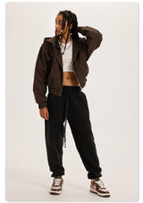 Litlookz Studio Y2K Retro Zip-Up Hoodie, view 3