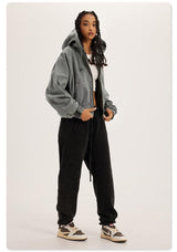 Litlookz Studio Y2K Retro Zip-Up Hoodie, view 5