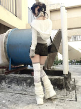 Litlookz Studio Y2K Rhinestone Layered Cardigan, view 6