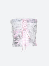 Litlookz Studio Y2K Ribbon Tube Top, view 3