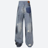 Litlookz Studio Y2K Ripped Denim Jeans, view 2