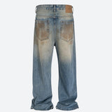 Litlookz Studio Y2K Ripped Wide Leg Denim Jeans, view 2
