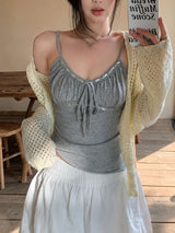 Litlookz Studio Y2K Ruched Bust Cami Top, view 6
