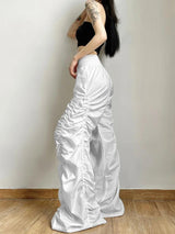 Litlookz Studio Y2K Ruched Parachute Pants, view 2