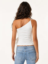 Litlookz Studio Y2K Ruffle One Shoulder Top, view 2