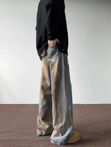 Litlookz Studio Y2K Rusty Wide Leg Denim Jeans, view 2