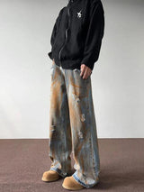 Litlookz Studio Y2K Rusty Wide Leg Denim Jeans, view 4