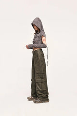 Litlookz Studio Y2K Safari Cargo Pants, view 4