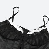 Litlookz Studio Y2K Satin Corset Top, view 5