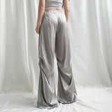 Litlookz Studio Y2K Satin Wide Leg Pants, view 4