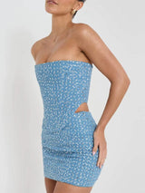 Litlookz Studio Y2K Sequined Top & Skirt Two Piece Set, view 4