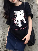 Litlookz Studio Y2K Shaking Cat Tee, view 4
