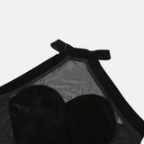Litlookz Studio Y2K Sheer Heart Halter Top, view 6