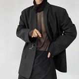 Litlookz Studio Y2K Sheer Turtle Neck Top, view 4