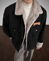 Litlookz Studio Y2K Sherpa Denim Jacket, view 2