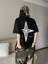 Litlookz Studio Y2K Shiny Star Worldwide Tee, view 5