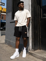 Litlookz Studio Y2K Side Stripe Shorts, view 3