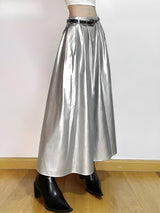 Litlookz Studio Y2K Silver Maxi Dress, view 2